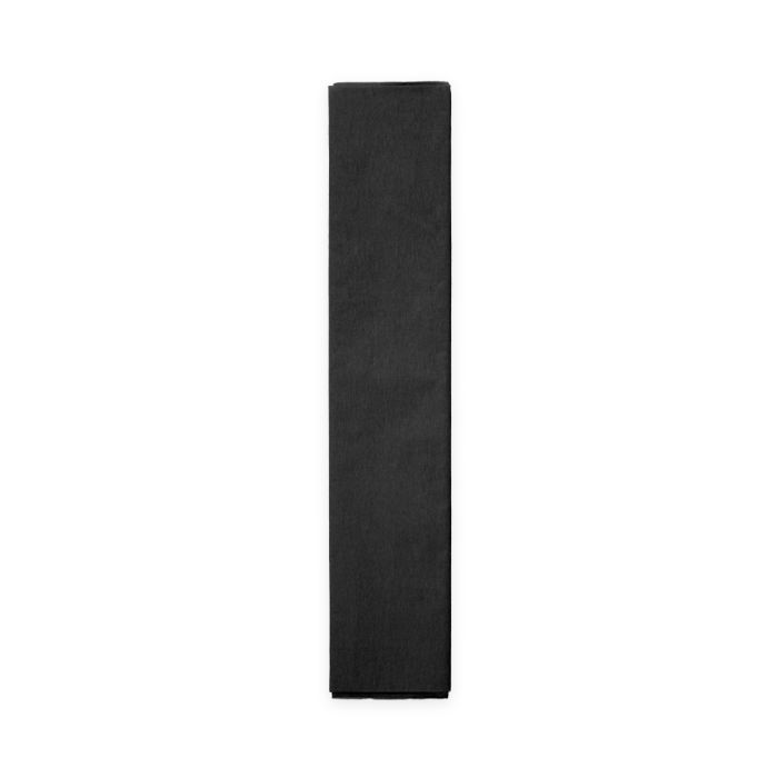 Svart crepe streamerpapper 50x250 cm