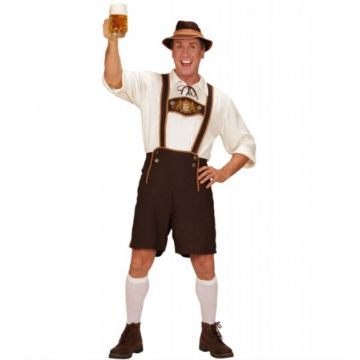 Oktoberfest kostym män - 4 delar