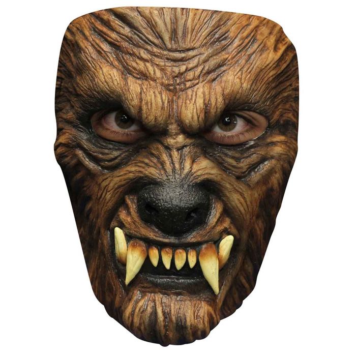 Läskig halloween vargmask - onesize