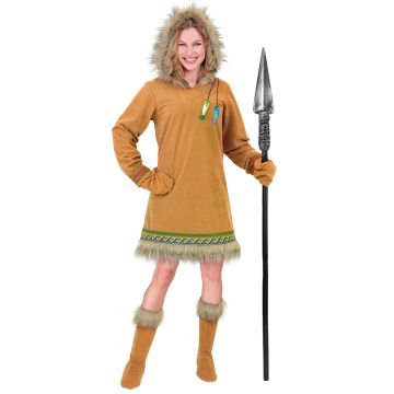 Eskimo kostym för damer - 3 delar