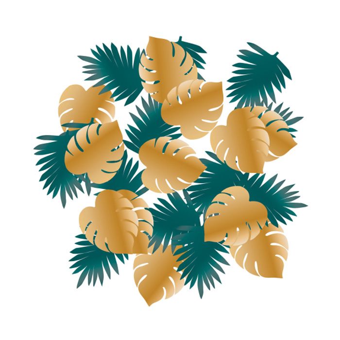 Monstera och palm konfetti - 14 g