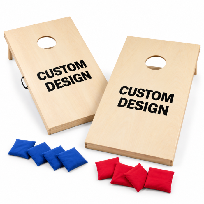 Egen design Cornhole-set 120x60 - Inkl. 8 kastpåsar