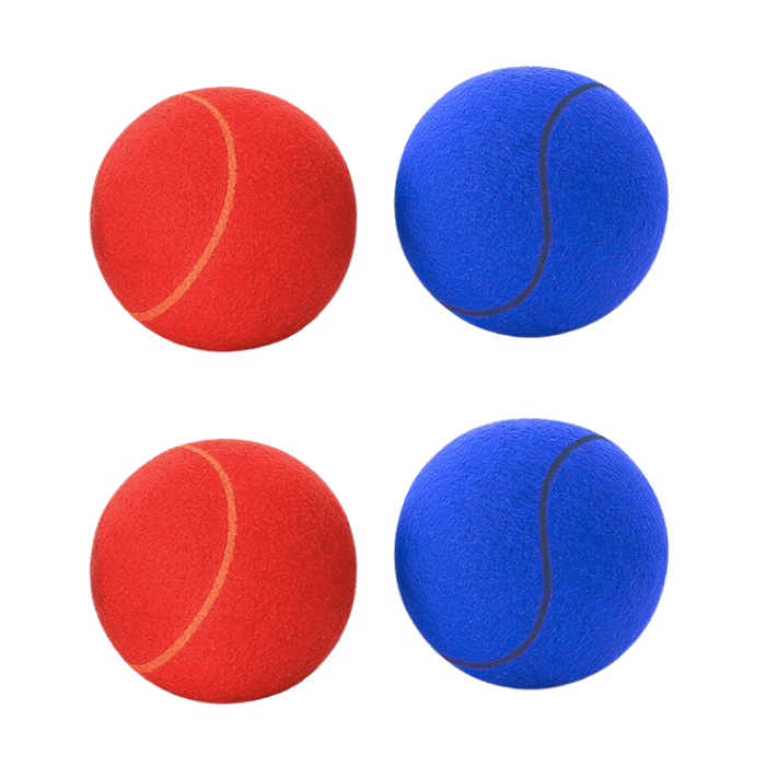 Bollar 4 st XXL uppblåsbar fotbolls-dart - 18 cm