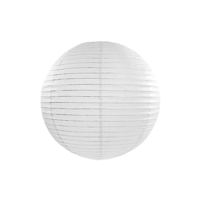 Vit Papperslykta - 45 cm