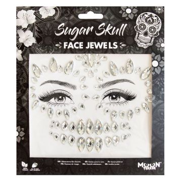 Ansiktssmycken sugar skull