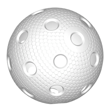 Hockeyboll innebandy vit 1x