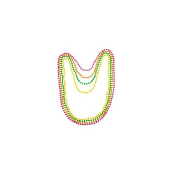 UV Pärlhalsband Set 4x