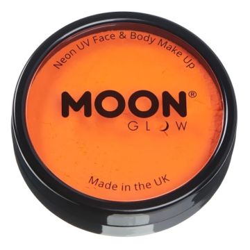 Neon UV Ansikts- och Kropsfärg Intens Orange 36 g Moon Creations