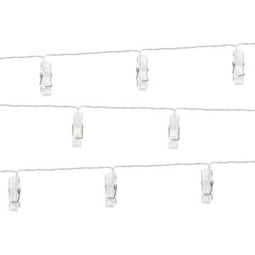 Fotoklämmor med LED ljusslinga 1,4 m