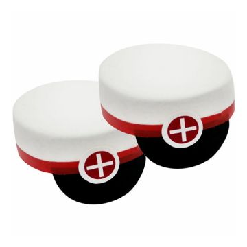 Röd studentmössa 2x - 8cm