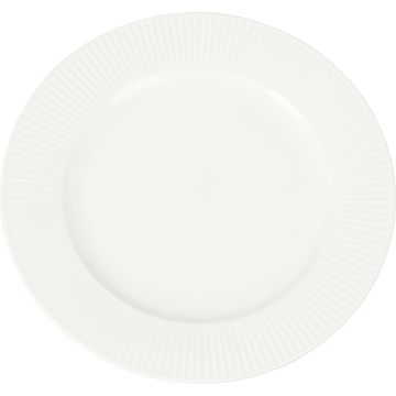 Porslinstallrik vit ca. Ø 27 cm