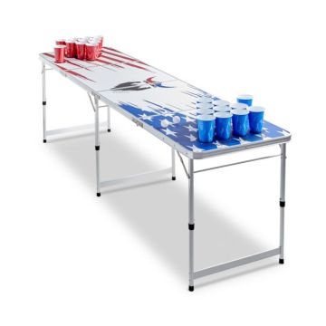 Beer Pong Bord USA PartyVikings - Officiella mål