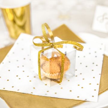 Fyrkantig låda transparent 10x - 5x5x5cm