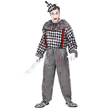 Nostalgiskt clownkostym för herrar