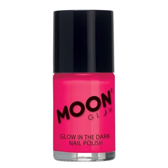 Självlysande Nagellack Pink 14 ml Moon Creations