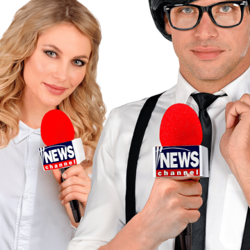 Journalistmikrofon - 25 cm