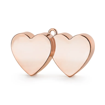 Hjärtaformad rose gold ballongvikt - 137g