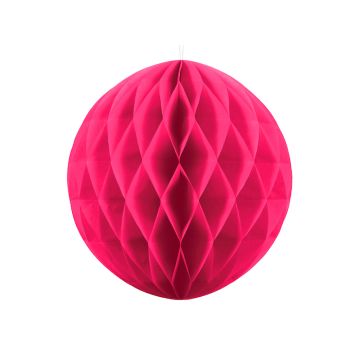 Honeycomb i mörk rosa - Ø30 cm