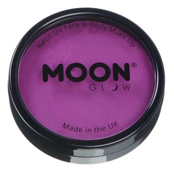 Neon UV Ansikts Och Kropsmålning Intensiv Lila 36 g Moon Creations