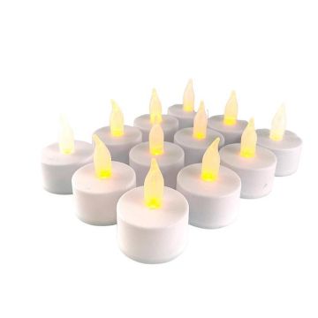 LED Tealightljus Inkl. Batterier 12x - 39 x 20 mm
