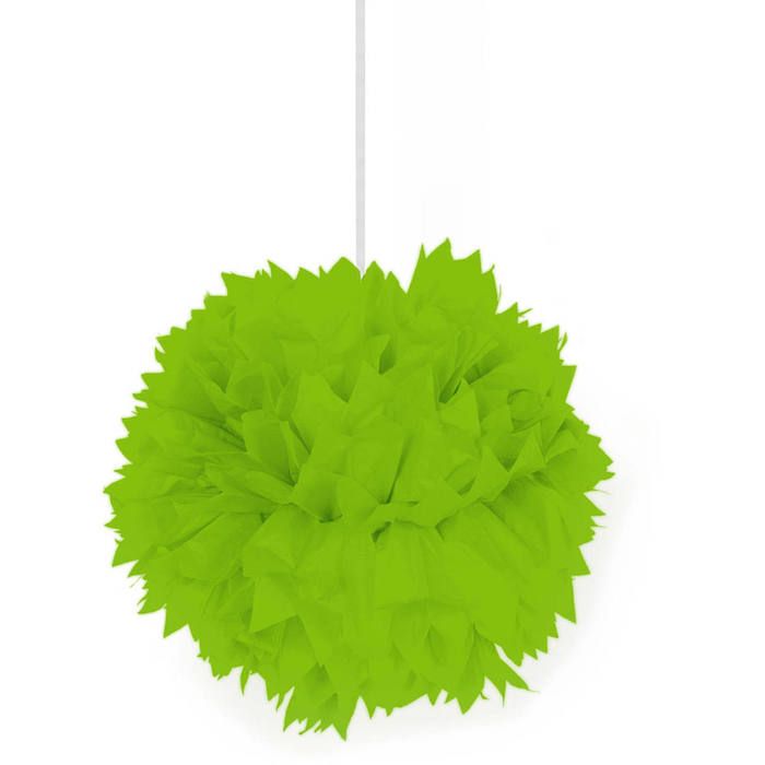 Ljusgrön pompom - 30 cm