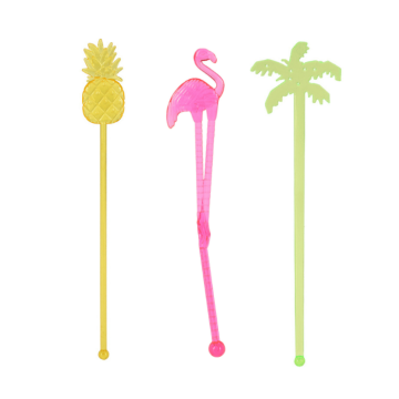 Drinkpinnar hawaiimotiv 12x - 17,5 cm