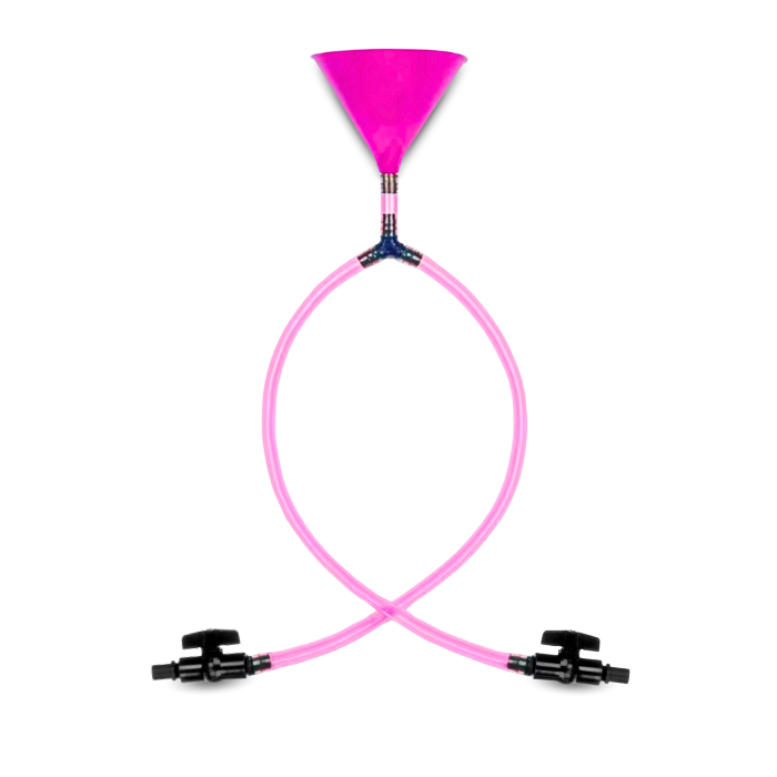 Dubbla öltratten rosa