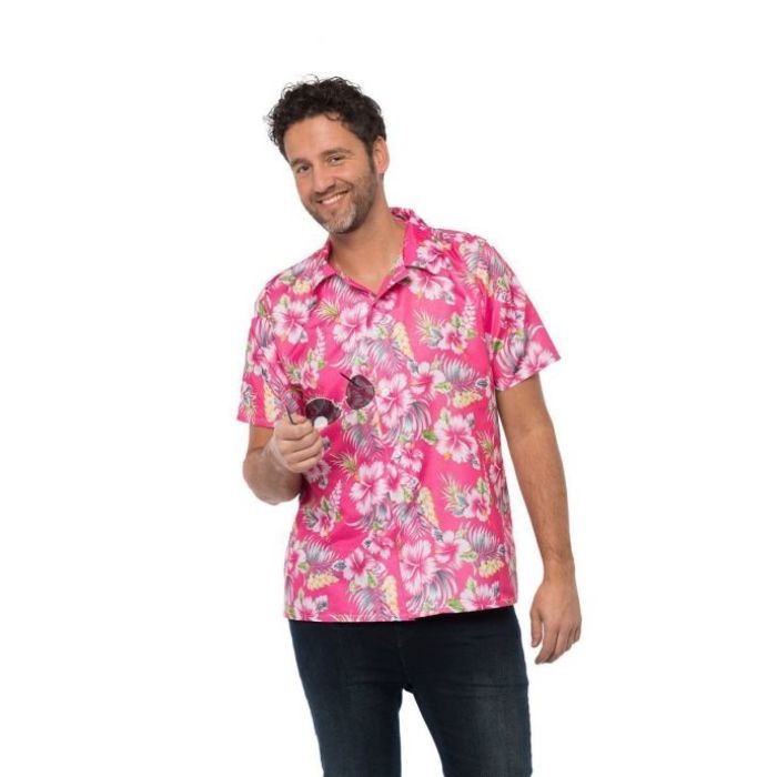 Hawai deluxe skjorta rosa