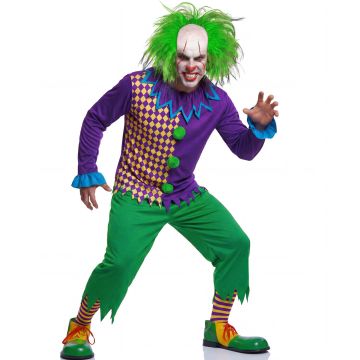 Färggad jokerdräkt för herrar
