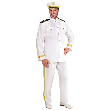 Kaptenuniform med guldknappar