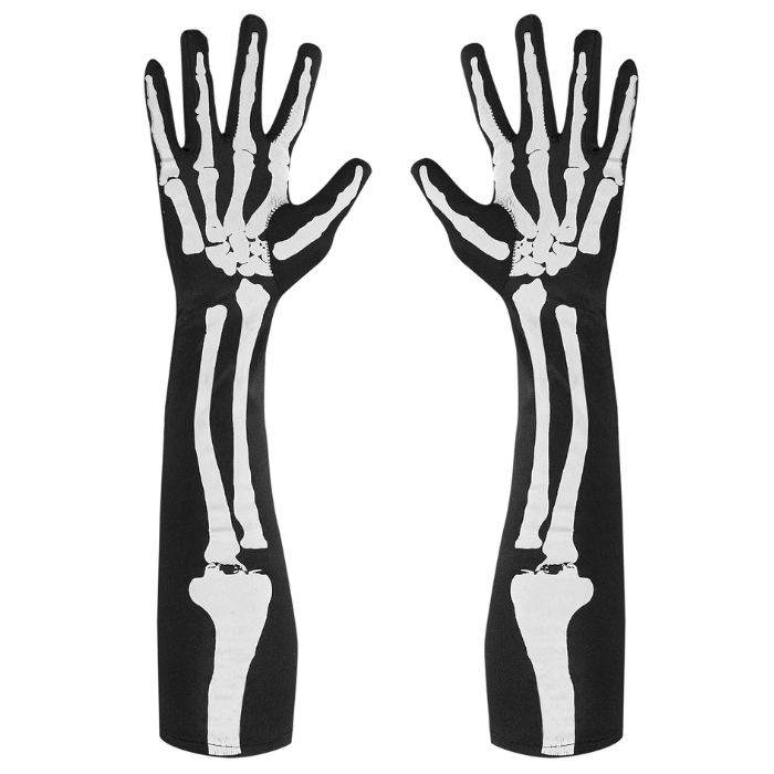 Skeletthandskar - 50 cm