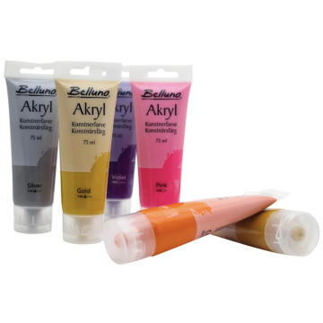 Akrylfärgsset 6x - 75 ml