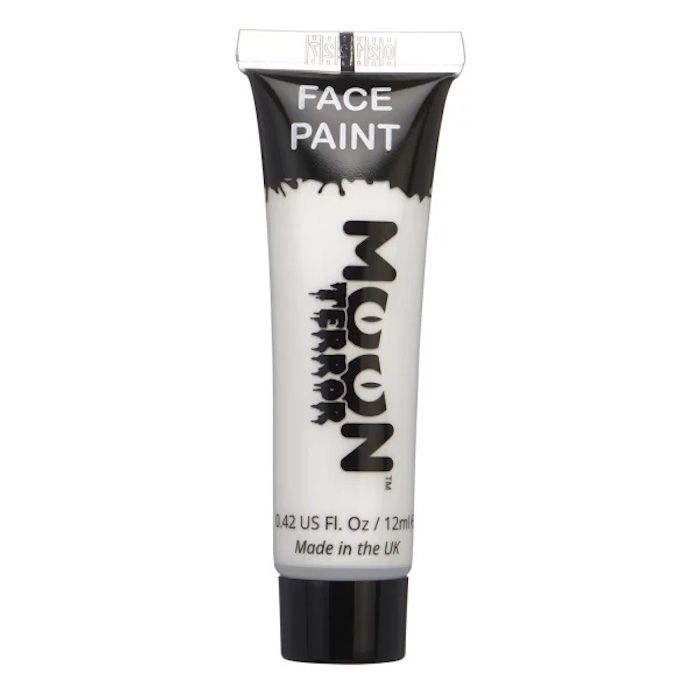 Halloween Ansikts Och Kropamakeup Vit 12 ml Moon Creations