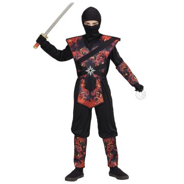 Elddrake ninja kostym för pojkar