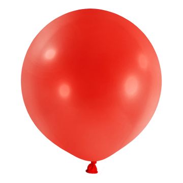 Röd jumbo-ballon -  Ø60 cm