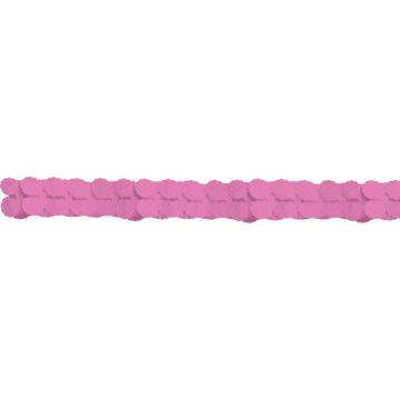 Rosa Pappersgirland - 3,65 meter