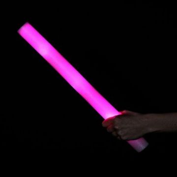 LED skumstav Pink - 47 cm