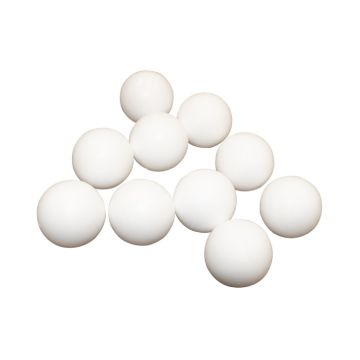 Bordfoldbollar vita 10x 