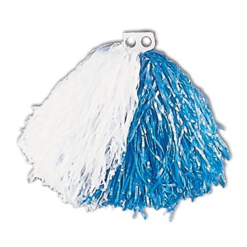 Cheerleader Pom Pom Blå och Vit - 1X