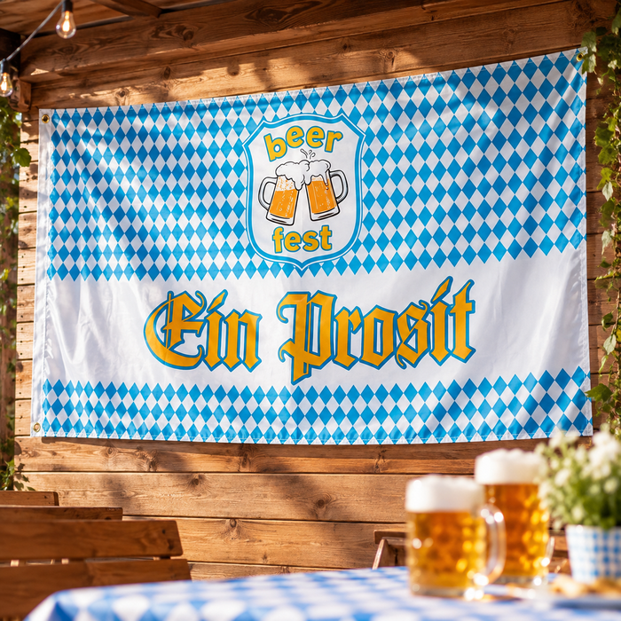 Oktoberfest bannerflagga - 90 x 150 cm