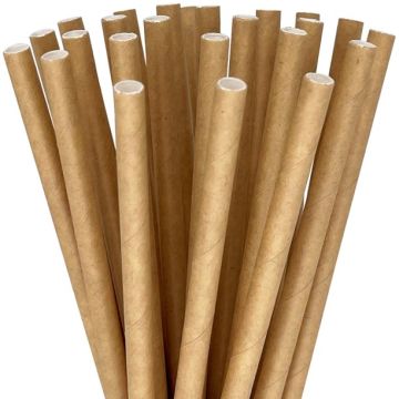 Sugrör 220x8mm papper 100x