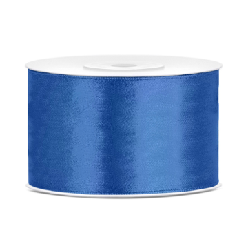 Satinband Blå - 38mm x 25 m