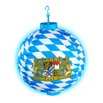 Oktoberfestlampa med LED - 30 cm