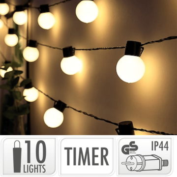 Ljusslinga varm vit 10x lampor - 9,5 m