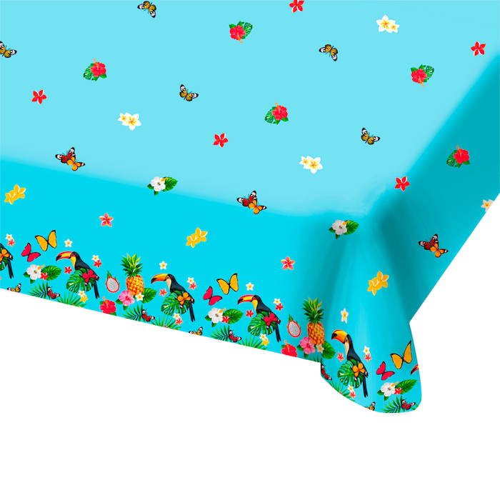 Bordsduk tropisk tukan - 180x130 cm