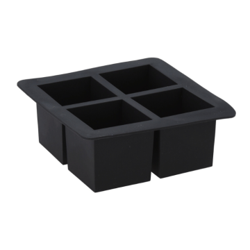 Gummiform för 4x 6x6x6 cm iskuber