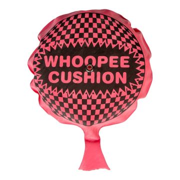 Självuppblåsbar prutt kudde i röd 14 cm