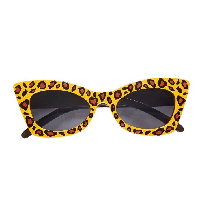 50-talets vintage solglasögon leopard