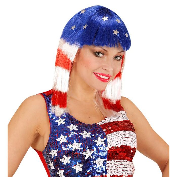 Miss America USA Peruk med stjärnor