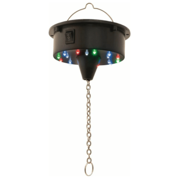 Discokulamotor med LED-ljus